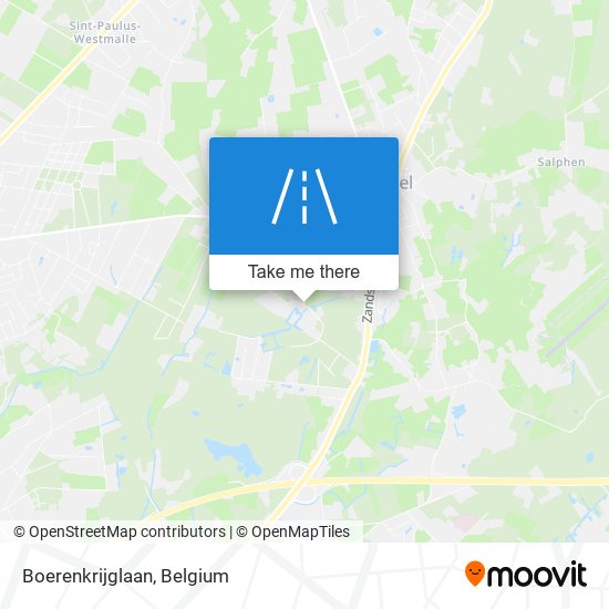 Boerenkrijglaan map