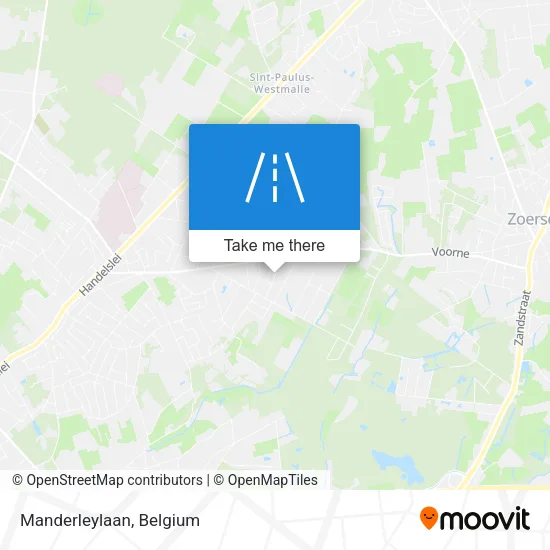 Manderleylaan map