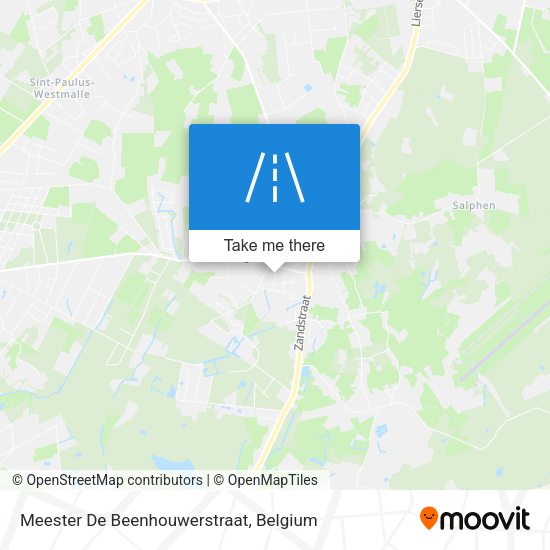 Meester De Beenhouwerstraat map