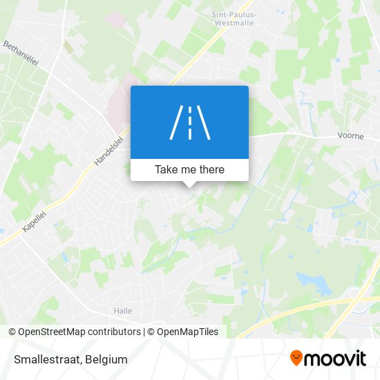 Smallestraat map