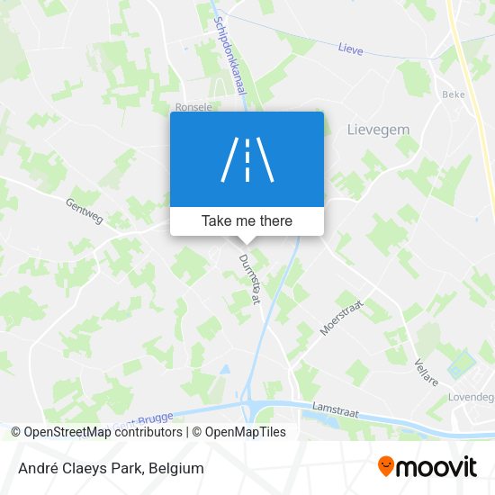 André Claeys Park map