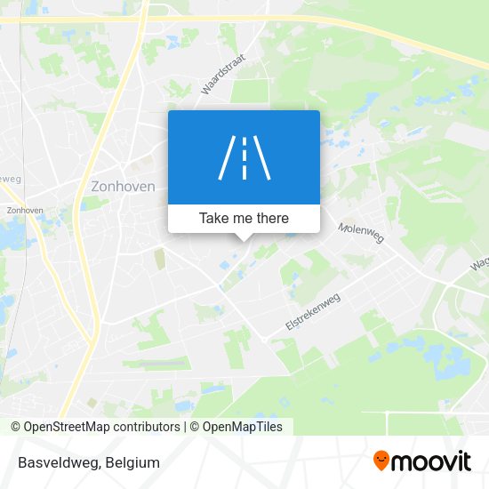 Basveldweg map