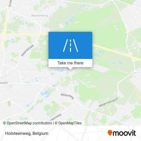 Holsteenweg map