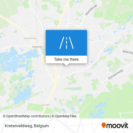 Kretenveldweg map