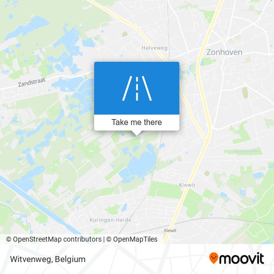 Witvenweg map