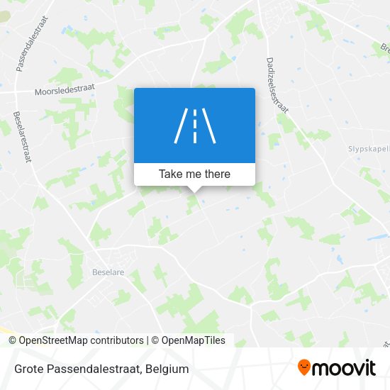 Grote Passendalestraat map