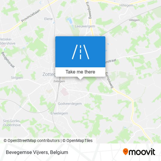 Bevegemse Vijvers map