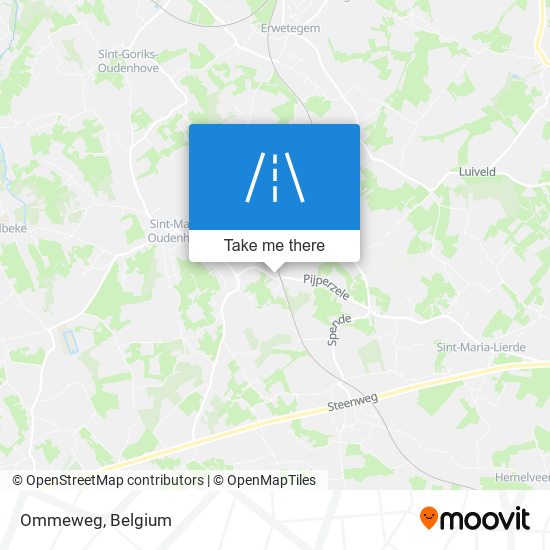 Ommeweg map