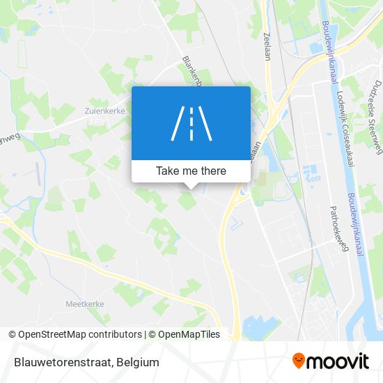 Blauwetorenstraat map