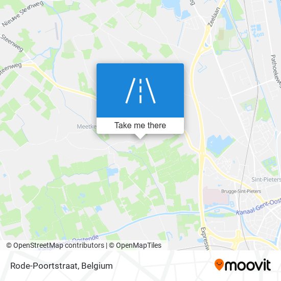 Rode-Poortstraat map