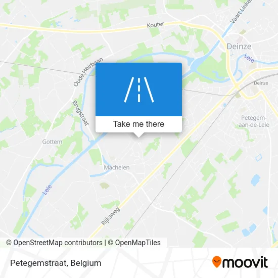 Petegemstraat map