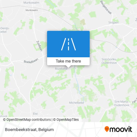 Boembeekstraat map