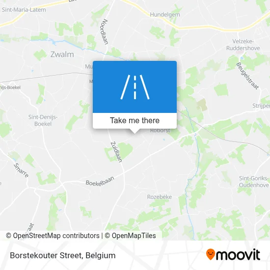 Borstekouter Street map