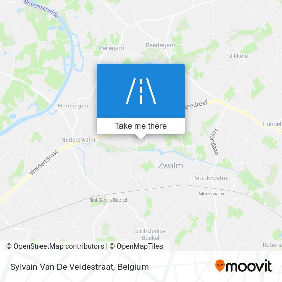 Sylvain Van De Veldestraat map