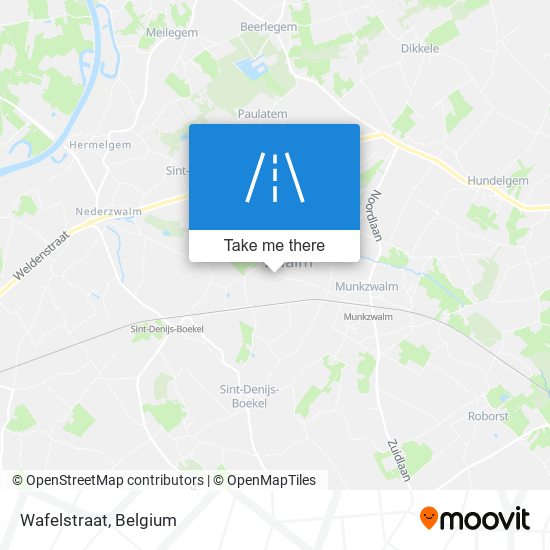 Wafelstraat map