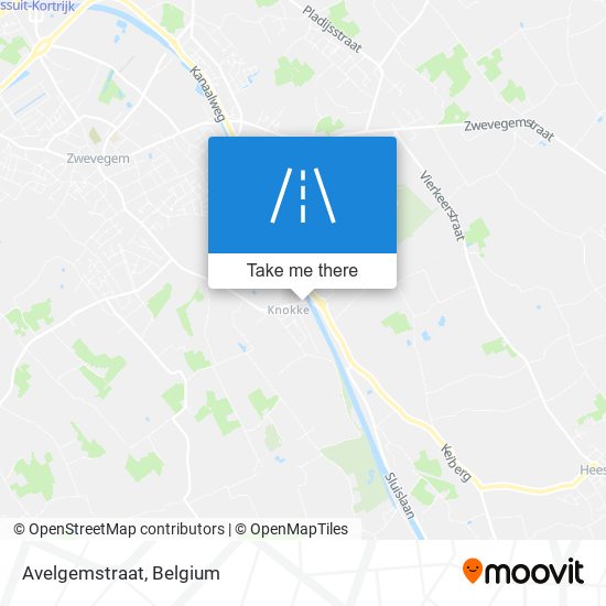 Avelgemstraat map