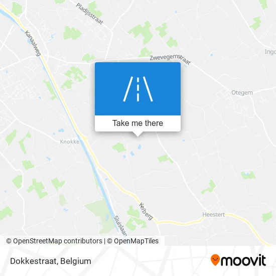 Dokkestraat map
