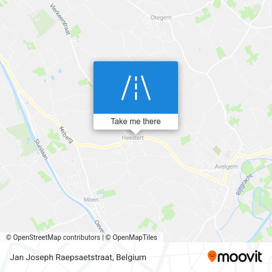 Jan Joseph Raepsaetstraat map