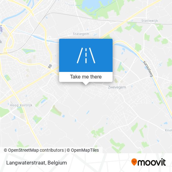 Langwaterstraat map