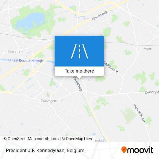 President J.F. Kennedylaan map