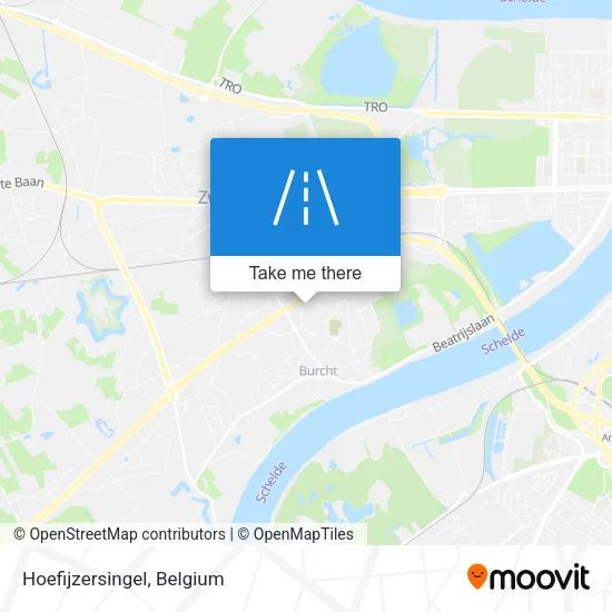 Hoefijzersingel map