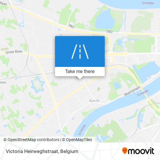 Victoria Heirweghstraat map