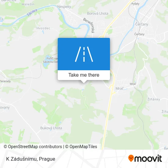 Карта K Zádušnímu