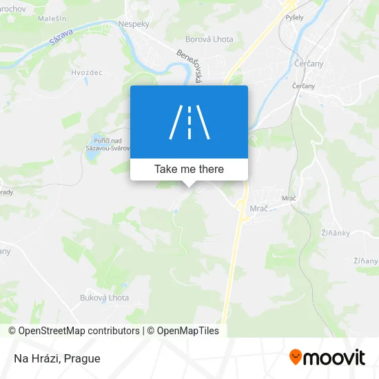 Карта Na Hrázi
