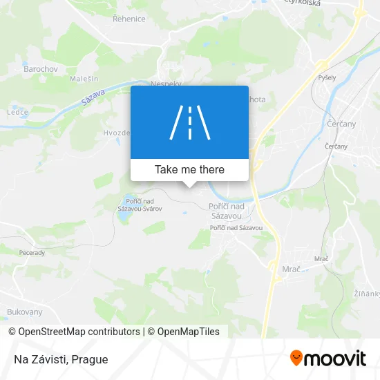 Карта Na Závisti