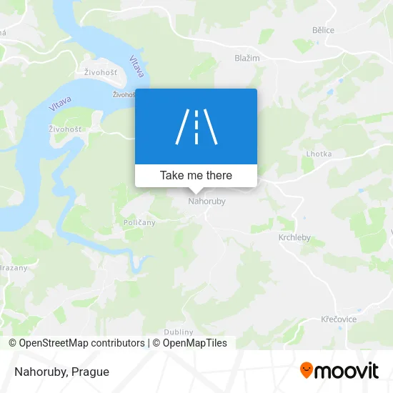 Карта Nahoruby
