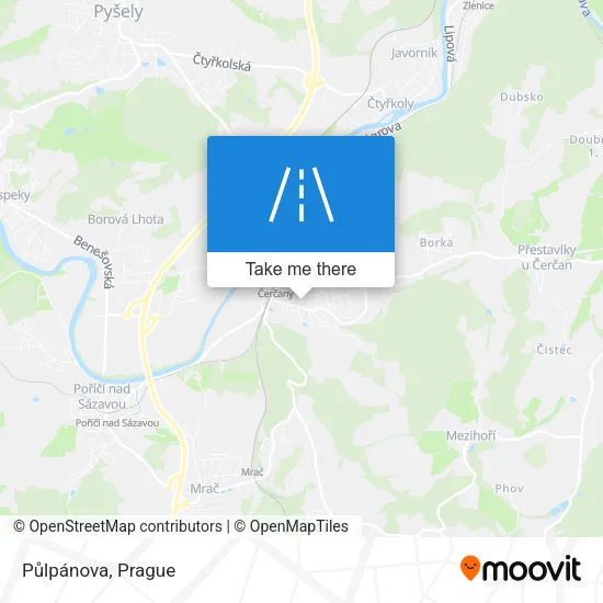 Карта Půlpánova