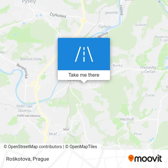 Карта Roškotova