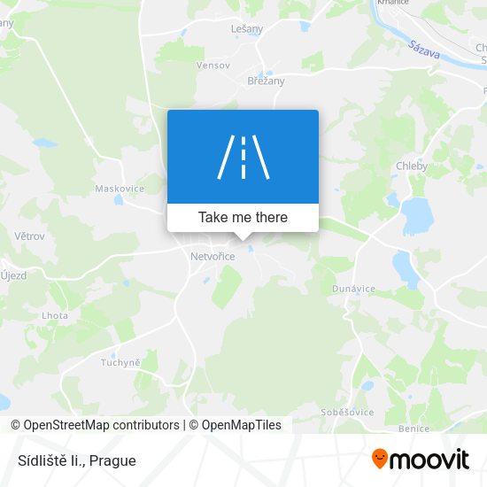 Sídliště Ii. map