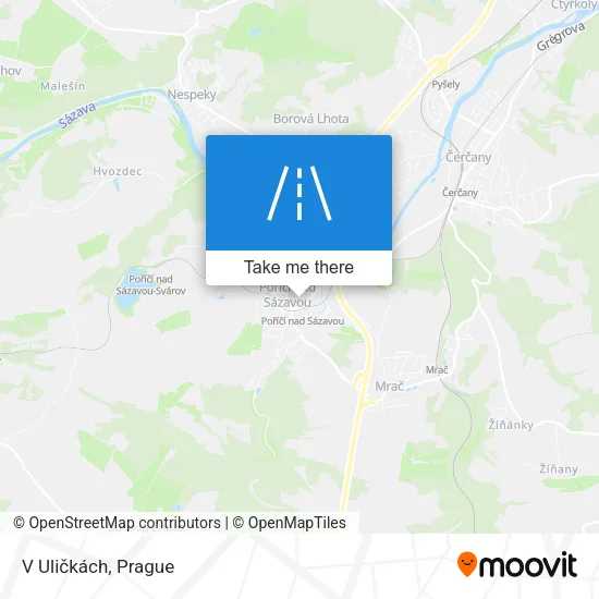 Карта V Uličkách