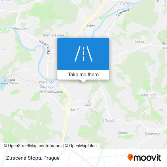 Карта Ztracená Stopa