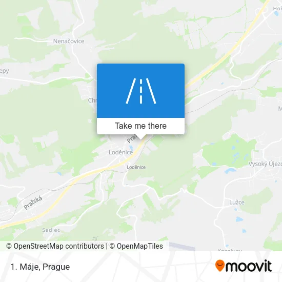Карта 1. Máje