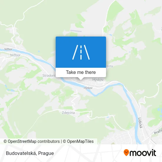 Карта Budovatelská