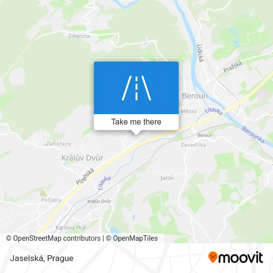 Карта Jaselská