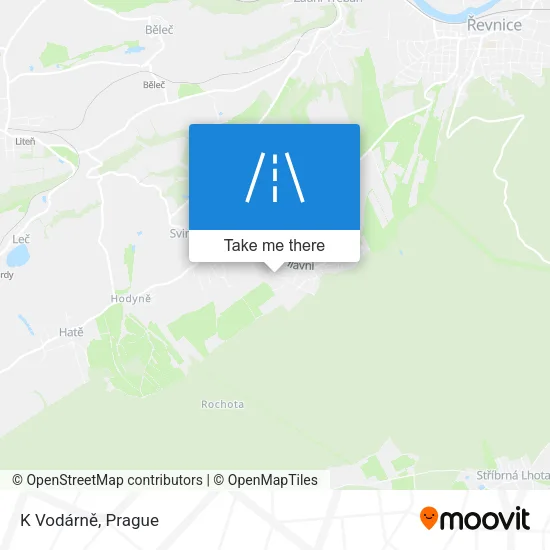 Карта K Vodárně