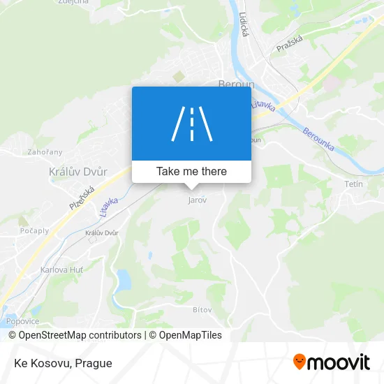 Карта Ke Kosovu
