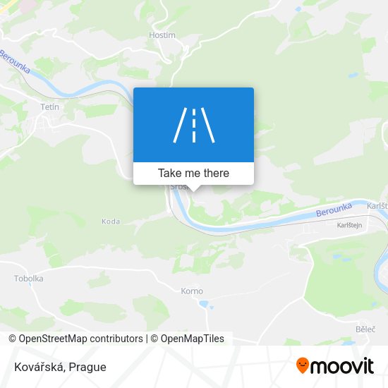 Kovářská map