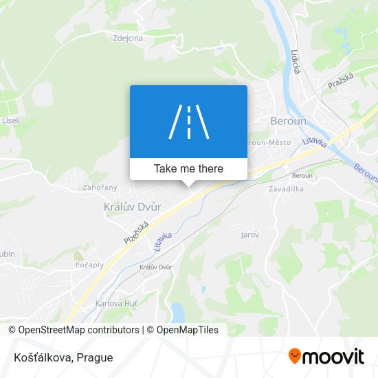 Košťálkova map