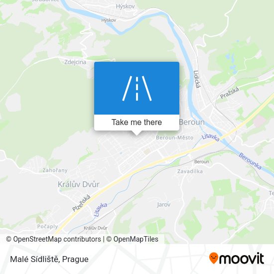 Malé Sídliště map