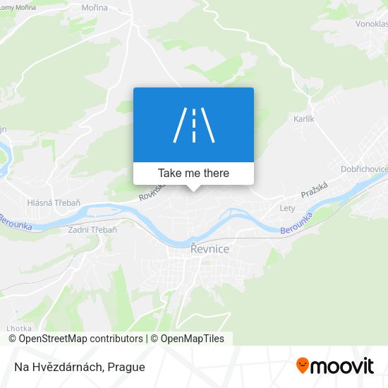 Na Hvězdárnách map