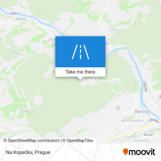 Na Kopečku map