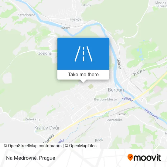 Карта Na Medrovně
