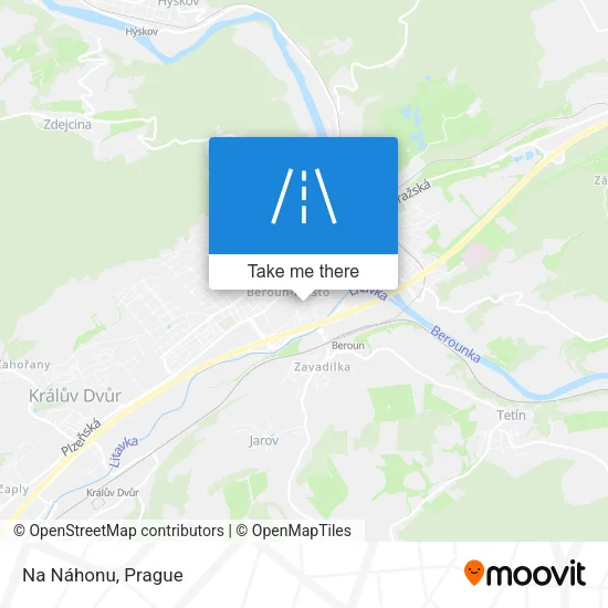 Карта Na Náhonu