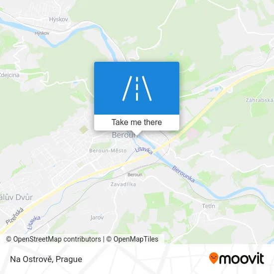 Карта Na Ostrově