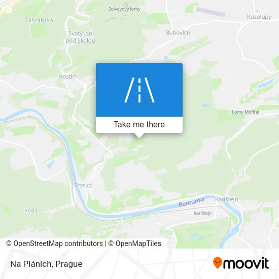Карта Na Pláních