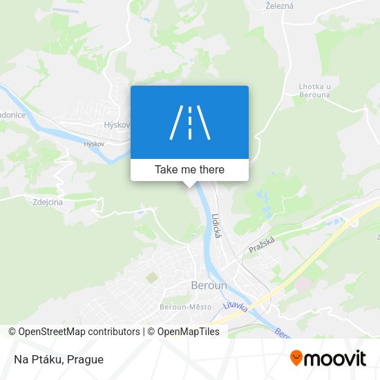 Карта Na Ptáku